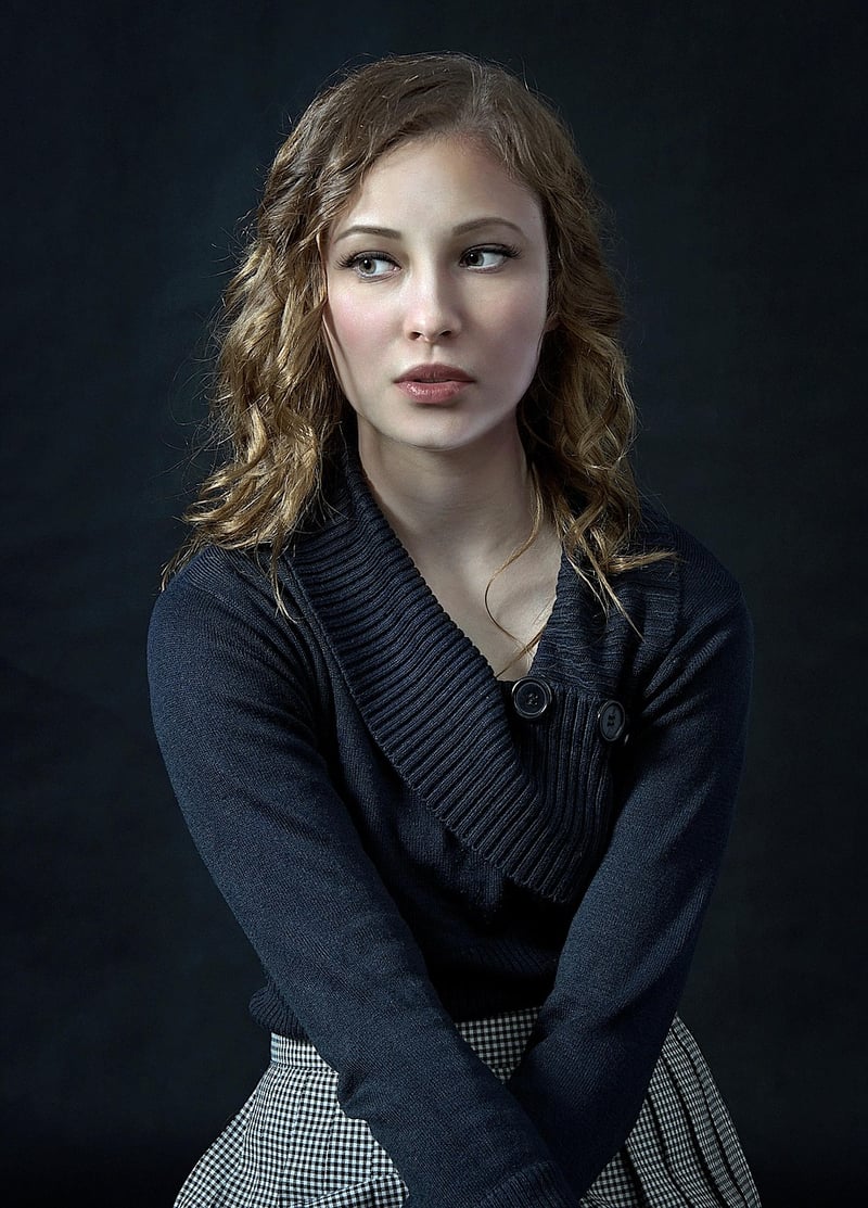 Fashionable woman posing